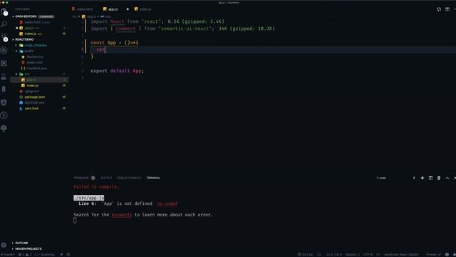 React 2019: Lesson 2 | Facebook Comment UI | Semantic UI смотреть онлайн