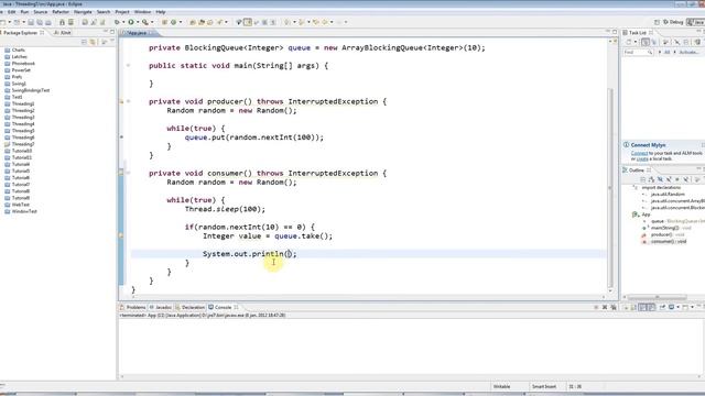 Advanced Java Multi threading Part 7 Producer Consumer смотреть онлайн
