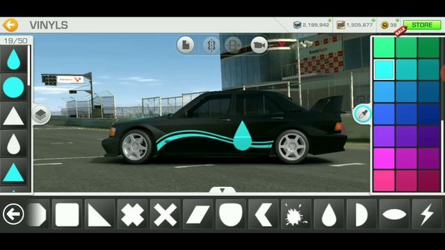 Real Racing 3 Car Customizations: Mercedes-Benz 190E 2.5-16 Evolution II смотреть онлайн