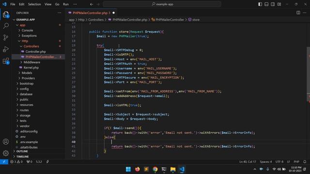 How to Send Mail using PHPMailer in Laravel? | Laravel PHPMailer tutorial | Step-by-Step Tutorial смотреть онлайн