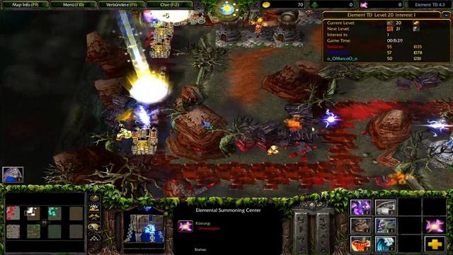 Lets Play together - Warcraft 3 Frozen Throne Element TD 4.3 [Deutsch/HD] 1/2 смотреть онлайн