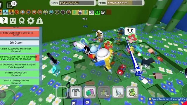 ВЫПОЛНИЛ 4 КВЕСТ SPIRIT BEAR| BEE SWARM SIMULATOR смотреть онлайн