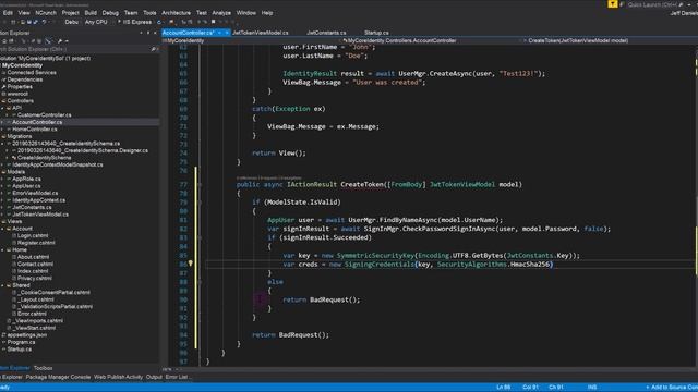 Combining JWT Tokens and Identity in ASP.NET Core смотреть онлайн