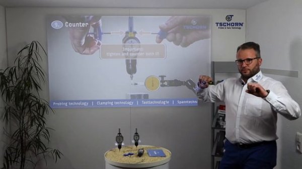 Adjusting run-out of the Tschorn 3D-Tester
