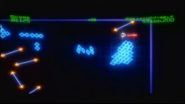 Geometry Wars: Retro Evolved 2. Pacifism Mode Gameplay. смотреть онлайн