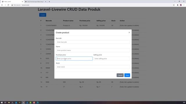 Laravel-Livewire: Membuat Input Format Mata Uang IDR | Part 08 смотреть онлайн