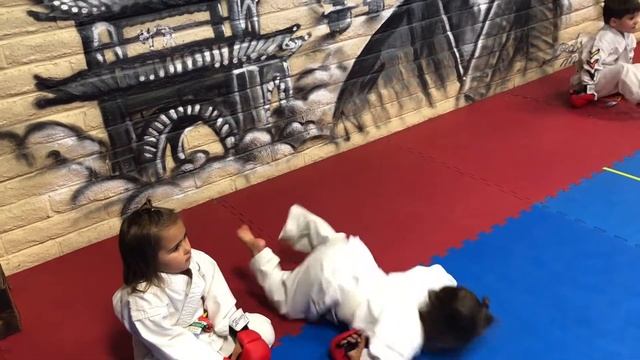 Every day training and first time Kumite - kids 4, 5, 6 and 7 yrs old - Okinawa Dojo by KarateBro смотреть онлайн