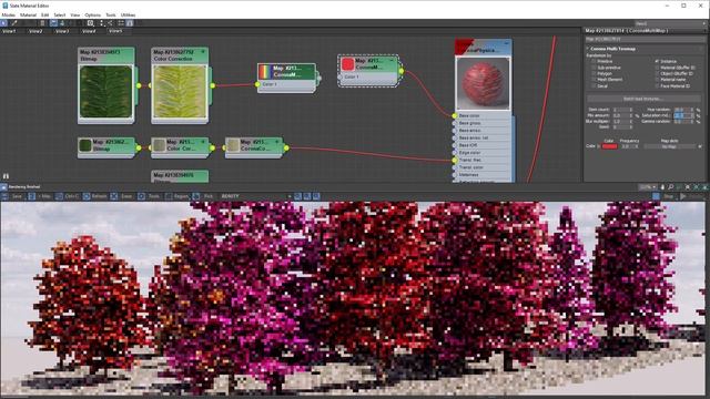 Randomise Tree and Leaf Colors using Corona Multi Maps смотреть онлайн