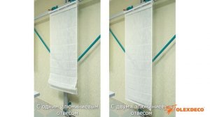 Карниз для римских штор день-ночь закрытого типа «Твинс». Инструкция по комплектующим.