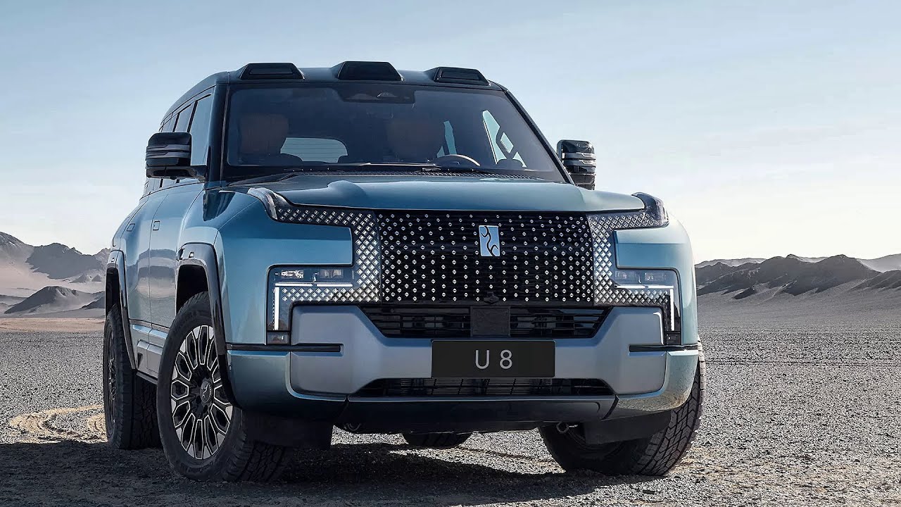 BYD Yangwang U8 - Режим краба и 1100л.с. смотреть онлайн