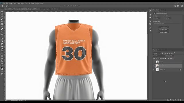 How to make a jersey mockup | Photoshop Mockup Tutorial смотреть онлайн