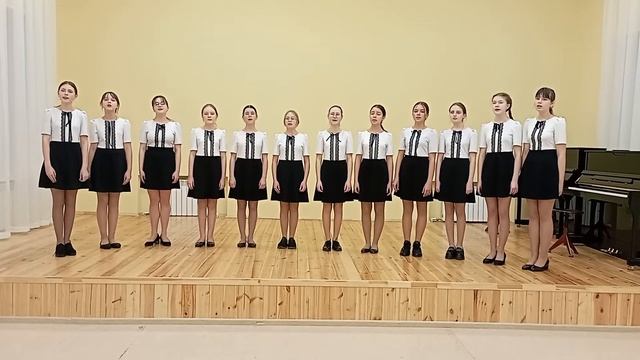 Эстрадные хоровые ансамбли. "Эта ночь святая" Рождественская колядка. Рук. Пьянзина Е.С. смотреть онлайн