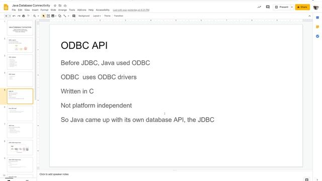 JDBC Introduction смотреть онлайн