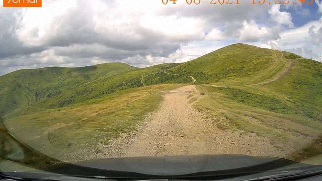 Драгобрат, подъем на гору Стог на авто смотреть онлайн
