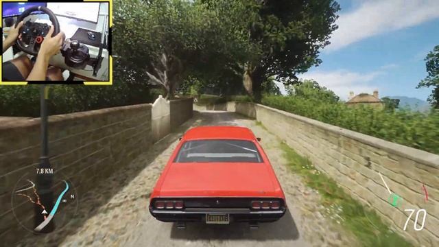 FORD FALCON XA GT HO - Forza Horizon 4 gameplay / Volante Logitech g29 смотреть онлайн