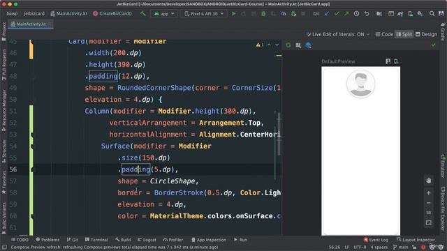 Project 1 005 Adding a Column and a Divider #Android jetpack compose смотреть онлайн