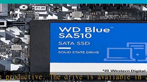 Western Digital 1TB WD Blue SA510 SATA Internal Solid State Drive SSD - SATA III 6 Gb/s, 2.5"/7mm,
