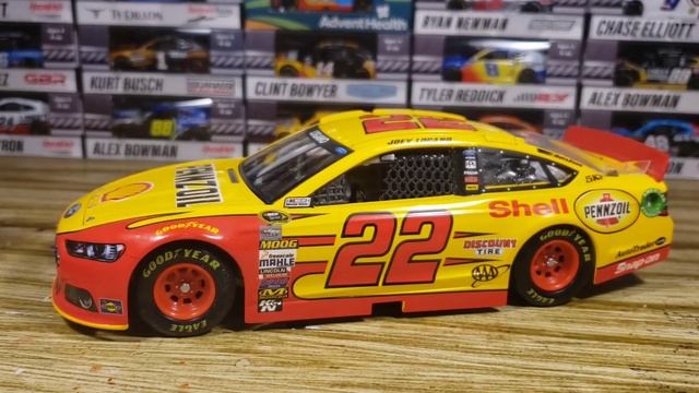 NASCAR Diecast Review ep.354| Joey Logano 2015 Shell/Pennzoil Ford Fusion 1:24 смотреть онлайн