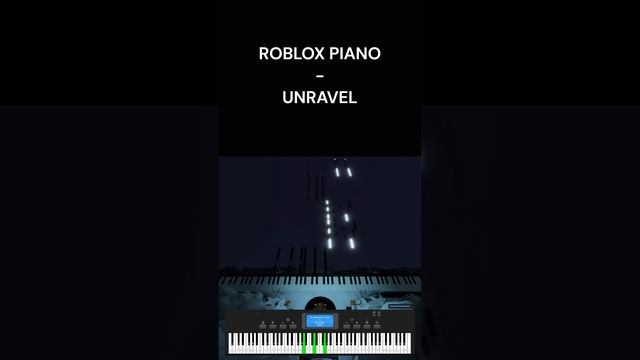 Unravel | Tokyo Ghoul OP 1 [ROBLOX Piano] #shorts смотреть онлайн