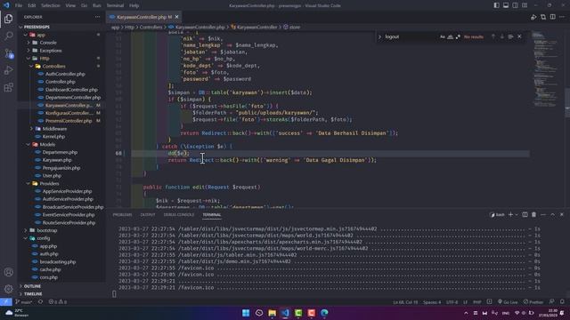Perbaikan Session 1 - Logout dan Validasi смотреть онлайн