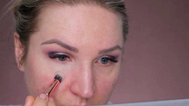 HUDA ROSE QUARTZ PALETTE - 10 MINUTE ✨Sparkling✨ GLAM Eye Makeup Tutorial смотреть онлайн