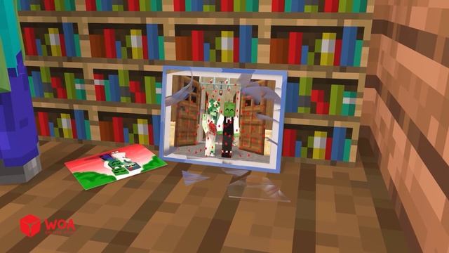 БЕДНЫЙ МАЛЕНЬКИЙ ЗОМБИ и Плохой отец/ Zombie Family Sad Life на русском - Майнкрафт Анимация смотреть онлайн