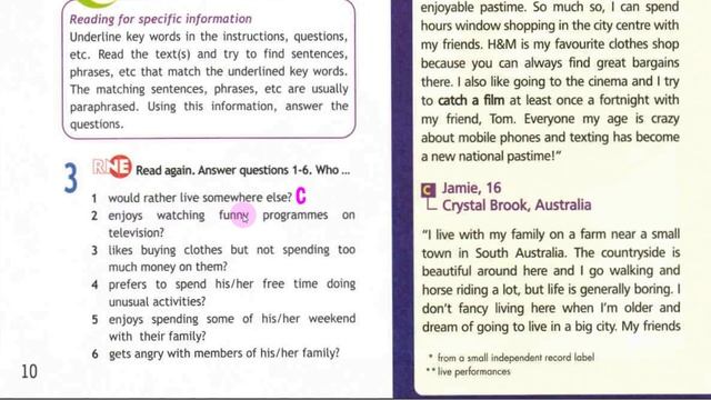 Spotlight 10 Модуль 1A. Teen Activities. Любимые занятия подростков смотреть онлайн