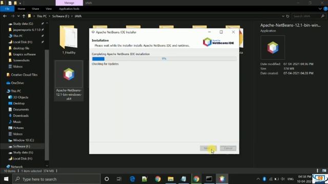 Installation of jdk 15, Netbeans 12 and Apache Tomcat Server 10 To run the jsp and servlet program смотреть онлайн