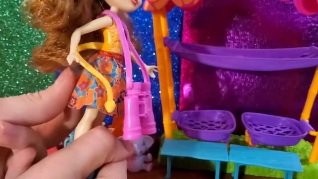 ?РАПАКОВКА Enchantimals жираф ночевка в саванне?||Единорожка?