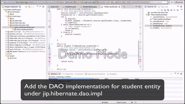 Hibernate XML mapping persistance - PART1 смотреть онлайн