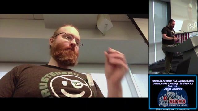 103 Afternoon Keynote TSA Luggage Locks Details Flaws Making The Best Of A Bad Lock Adrian Crenshaw смотреть онлайн