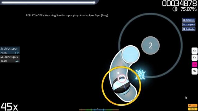 Osu! Beatmap -Peer Gynt- Gameplay ?