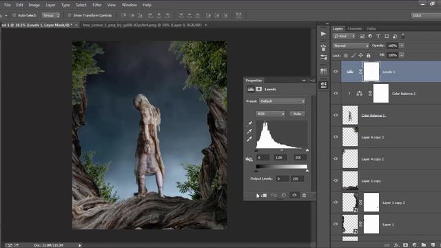 Photoshop Photo Manipulation Tutorial Effects - Mummy Alone смотреть онлайн