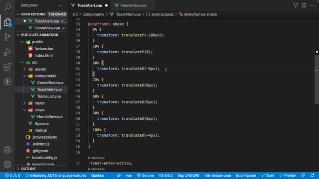Elegant Vue 3 List Animation | Vue 3 Animation Course смотреть онлайн