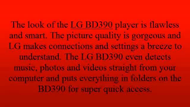 LG BD390 смотреть онлайн