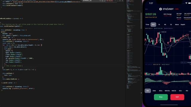 TradingView chart in React native mobile application смотреть онлайн