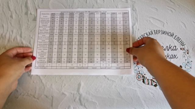 Таблица всех размеров носков.