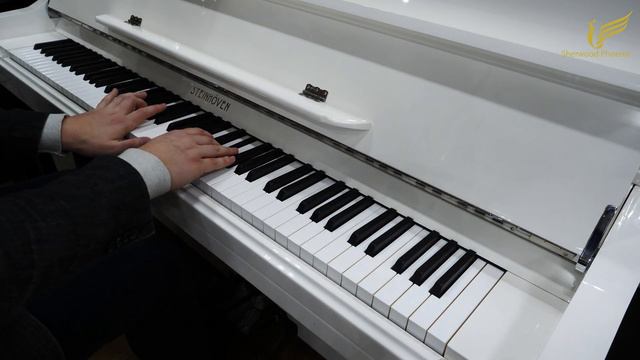 Steinhoven SU121 Upright Piano White - Demonstration by Sherwood Phoenix смотреть онлайн
