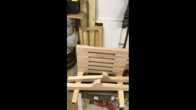 Делаем удобное кресло из бука. смотреть онлайн
