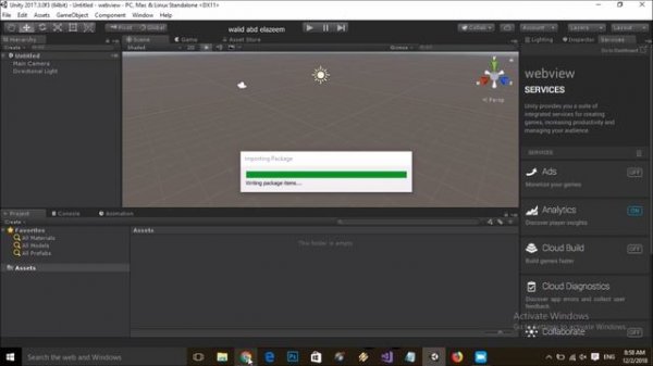 Tutorial  Unity 3d open webview (web ar unity)