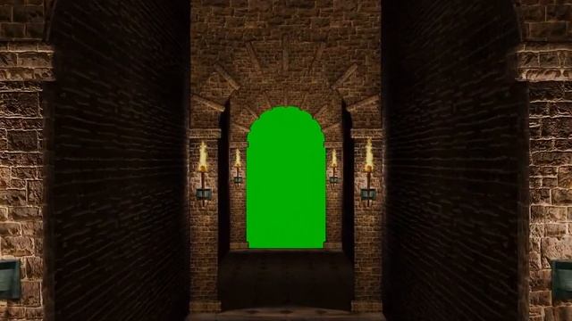 ПРОХОД ЧЕРЕЗ ЗАМОК ФУТАЖ на ЗЕЛЕНОМ ФОНЕ / ЗАМОК ФУТАЖ смотреть онлайн