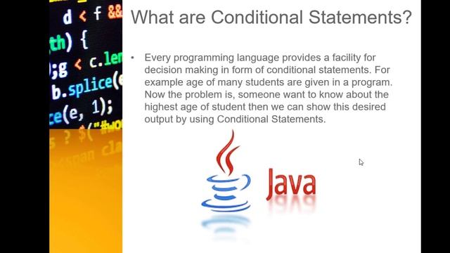 Conditional statements in java смотреть онлайн