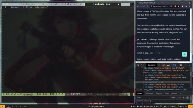 06. Style The Blog Page | Build Your Own Blog with React, Nextjs | SSG | JAMstack | MDX-EMBED смотреть онлайн