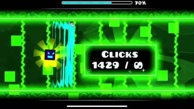 World record 1687 clicks in faster clicking challenge! by keoiki | Geometry Dash смотреть онлайн