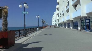 Севастополь  Крым  Кача  Пляж  Осень 2015  Комплекс "Наш парус"