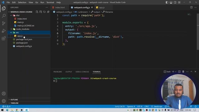 4. Basic setup of webpack configuration file - বাংলা | Webpack Bangla Tutorial Series смотреть онлайн