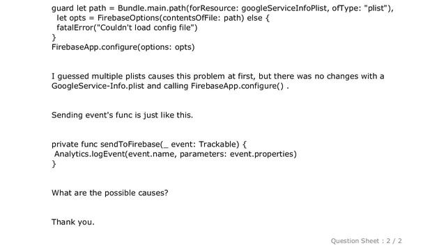iOS : Firebase Analytics - Can not logging only custom events смотреть онлайн