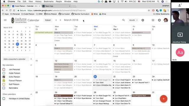 W11D3: React Component Lifecycles (1 of 2) смотреть онлайн