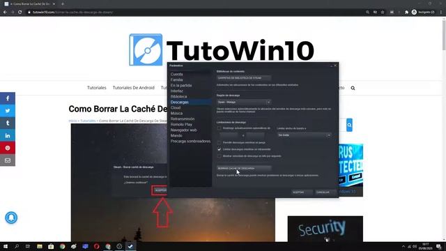 ❌ Como BORRAR el CACHÉ de DESCARGA en STEAM | RAPIDO Y FACIL смотреть онлайн