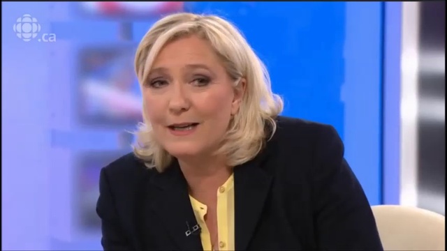 Propagande Sur Marine Lepen Au Quebec Mars 2016.